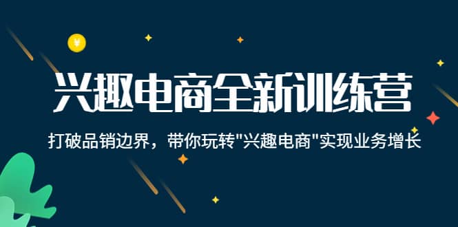兴趣电商全新训练营：打破品销边界，带你玩转“兴趣电商“实现业务增长-飞宇网创