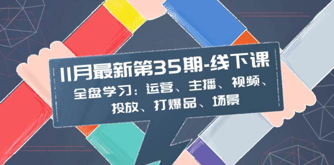 11月最新-35期-线下课：全盘学习：运营、主播、视频、投放、打爆品、场景-飞宇网创
