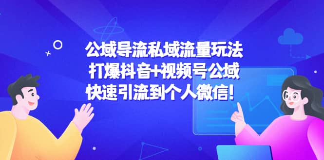 公域导流私域流量玩法：打爆抖音+视频号公域-飞宇网创