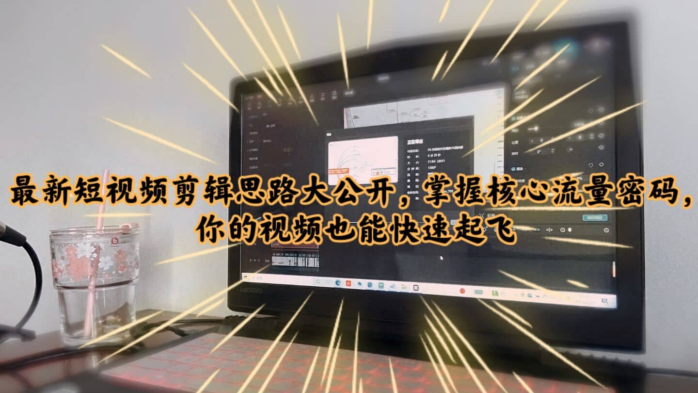 最新短视频剪辑思路大公开，掌握核心流量密码，你的视频也能快速起飞-飞宇网创