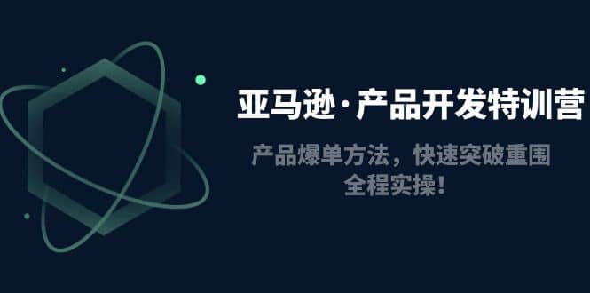 亚马逊·产品开发特训营：产品爆单方法，快速突破重围，全程实操-飞宇网创