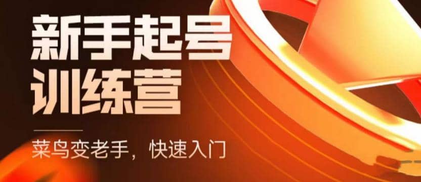 抖音电商-新手起号特训营，菜鸟变老手 快速入门 新手商家超全入门课程大全-飞宇网创