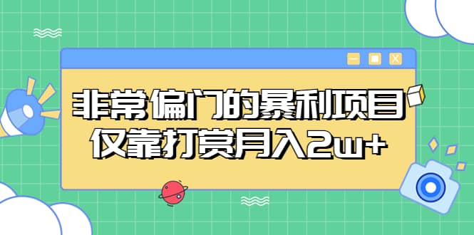 非常偏门的暴利项目-飞宇网创