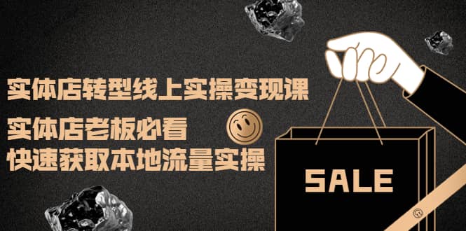 实体店转型线上实操变现课：实体店老板必看，快速获取本地流量实操-飞宇网创
