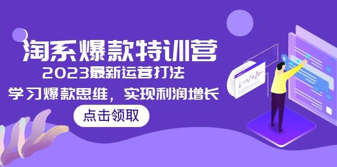 2023淘系爆款特训营，2023最新运营打法，学习爆款思维，实现利润增长-飞宇网创