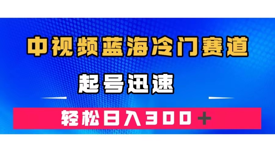 中视频蓝海冷门赛道，韩国视频奇闻解说，起号迅速，日入300＋-飞宇网创