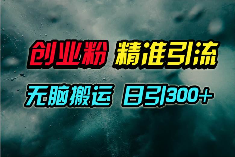 视频号纯搬运日引300+创业粉教程！-飞宇网创