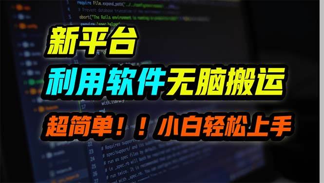 图片[1]-新平台用软件无脑搬运，月赚10000+，小白也能轻松上手-飞宇网创